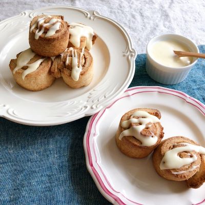 シナモンロールスコーン 吉川文子 Kouglof 菓子研究家 オイルで作るお菓子